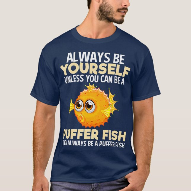 Immer Puffer Fisch Puffer Sea Fish Lover Girls T-Shirt (Vorderseite)