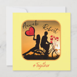 Immer romantische Liebe Einladung