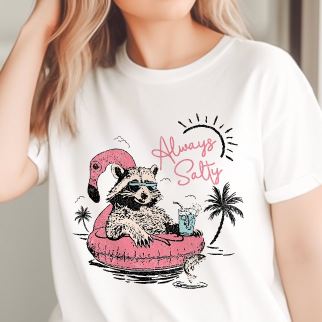 Immer Salty Raccoon Tri-Blend Shirt (Von Creator hochgeladen)