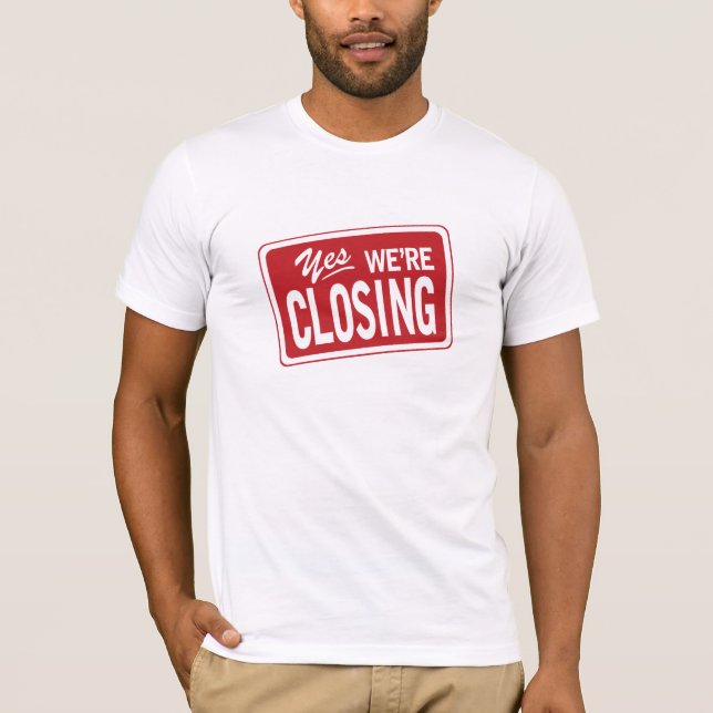 Immer schließt T-Shirt (Vorderseite)