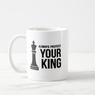 Immer schütze deinen König Schach-Tasse – Inspirie Kaffeetasse