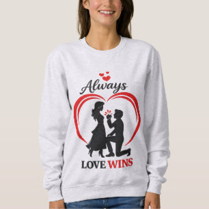 Immer siegt die Liebe Cozy Women Sweatshirt. Sweatshirt