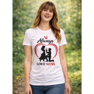 Immer siegt die Liebe Klassisches Damen-T-Shirt. T-Shirt