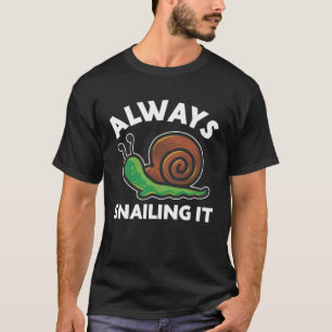 Immer Snails schnappen Schnecke Running Team Slimy T-Shirt