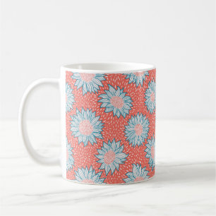 Immer Sonnenblumen rot Kaffeetasse