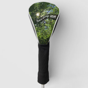 Immer Sonnenlicht durch Bäume inspirieren. Golf Headcover
