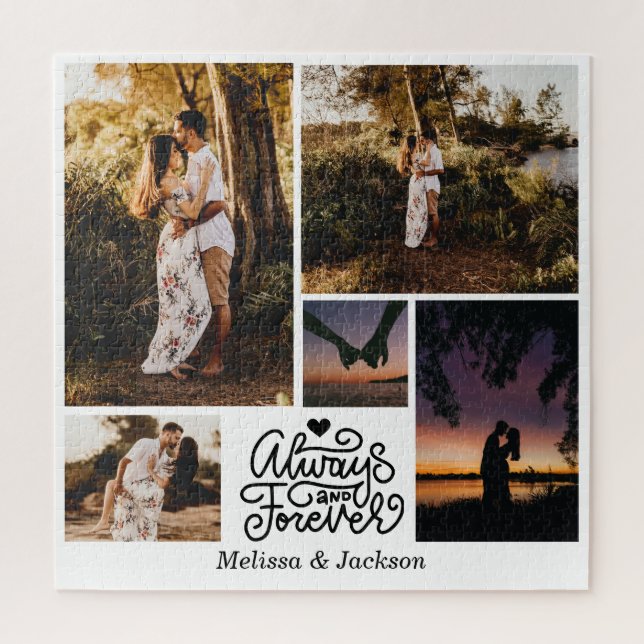 Immer und für immer 5 Fotos Valentin sammeln (Vertikal)