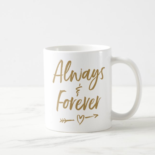 Immer und für immer. kaffeetasse (Rechts)