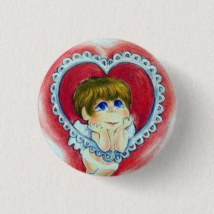 Immer von dir träumen, süße Valentine! Button