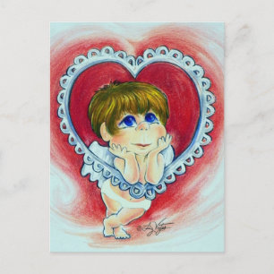 Immer von dir träumen, süße Valentine! Postkarte