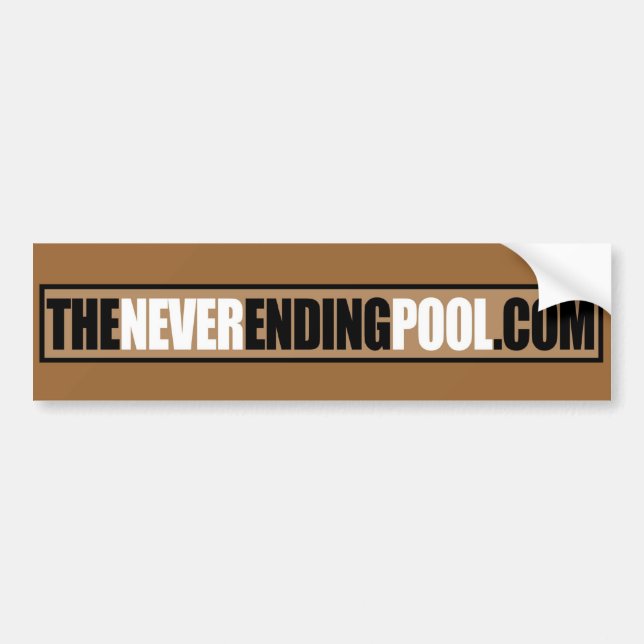 Immer währendes Pool - Autoaufkleber (Vorne)