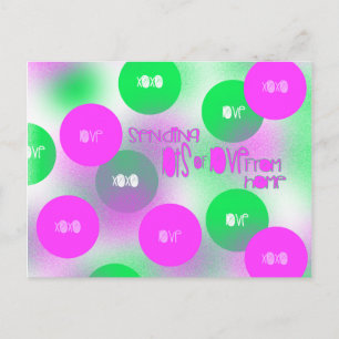 Immer wieder Liebe von Zuhause senden Postkarte