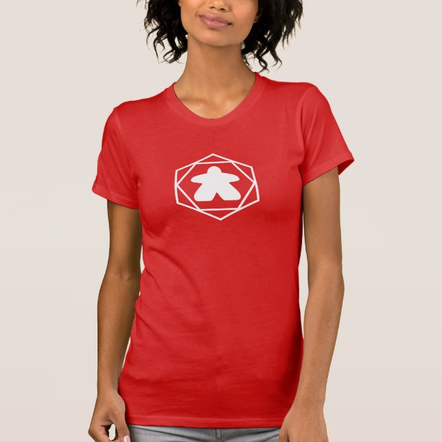 Immer wieder Meeple White Art Frauen Shirt (Vorderseite)