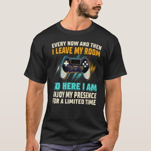 Immer wieder Verließ ich meine Gamer-Re T-Shirt (Vorderseite)