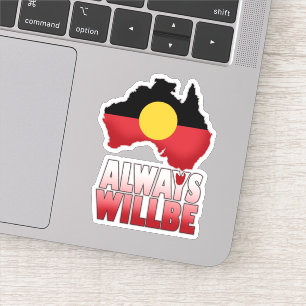 Immer wird aborigines Land, Australien Aufkleber