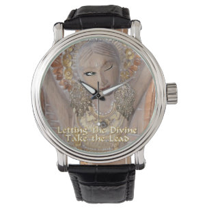 Immer Zeit, die göttliche Führung zu lassen Armbanduhr