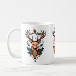Immer zusammen mit Jungfrau-Tattoo-Stil Kaffeetasse