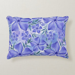 Immergrün Blumen Blau Violett Vinca Blüten Dekokissen