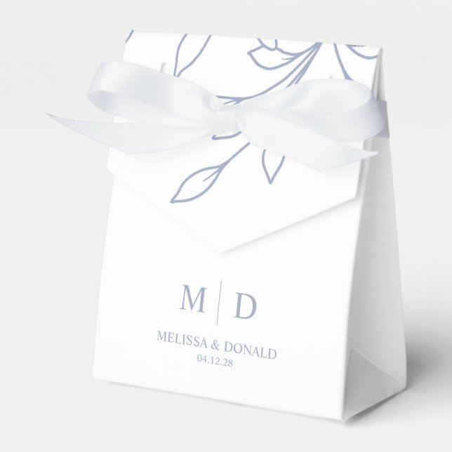 Immergrün-Blumen Geschenkbox Geschenkschachtel (Vorderseite)