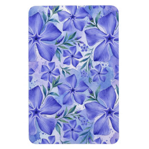 Immergrün-Blüten Blau Violett Vinca-Blüten Magnet