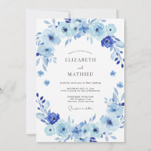 Immergrün Gemalte Blatt-Hochzeit Einladung