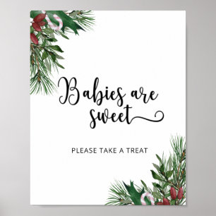 Immergrüne Babys sind süß Poster
