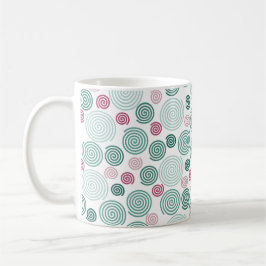Immergrüne Spirale (Muster) Kaffeetasse