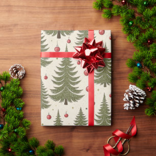 Immergrüne Weihnachtsfreude Geschenkpapier
