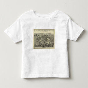 Immergrüner Allee-Bauernhof Kleinkind T-shirt