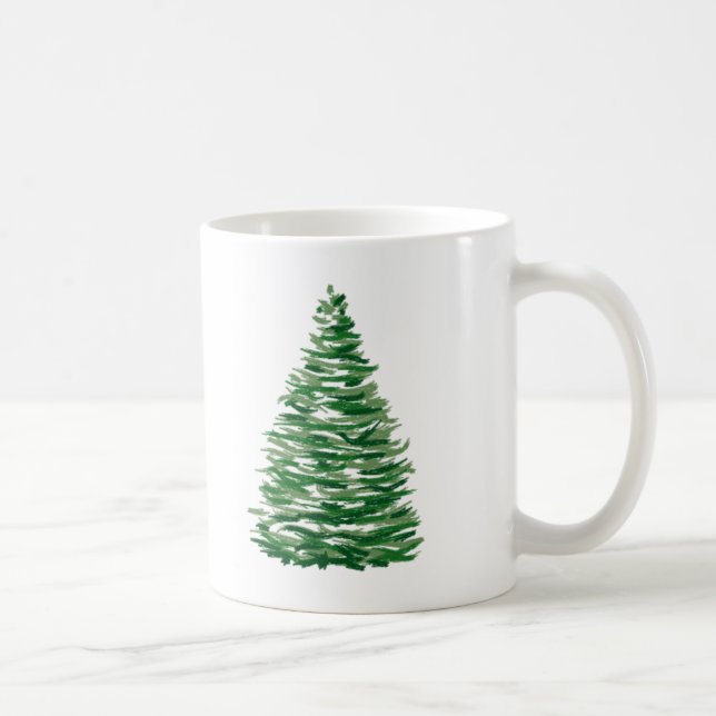Immergrüner Baum Kaffeetasse (Rechts)