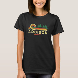 Immergrüner Sonnenuntergang Addison Wald Vermont W T-Shirt