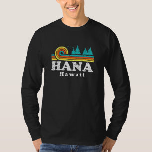 Immergrüner Sonnenuntergang Hana Wald Hawaii Wälde T-Shirt