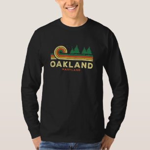 Immergrüner Sonnenuntergang Oakland Wald Maryland T-Shirt