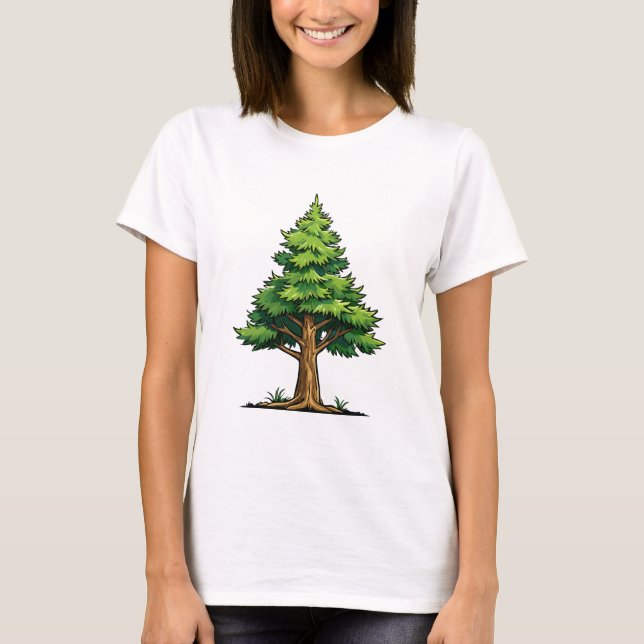 Immergrüner Wald T-Shirt (Vorderseite)