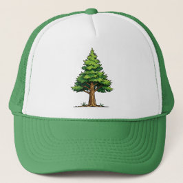Immergrüner Wald Truckerkappe