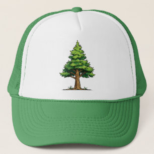 Immergrüner Wald Truckerkappe