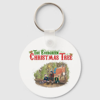 Immergrüner Weihnachtsbaum-Schlüsselanhänger Schlüsselanhänger