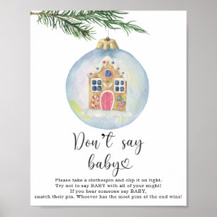 Immergrüner Zweig - Don't say baby Spiel Poster
