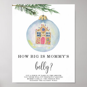 Immergrüner Zweig - wie groß ist Mamas Bauch Spiel Poster