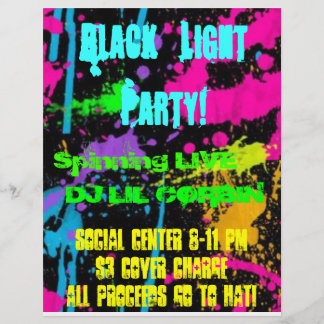 Immg-Ding, Schwarzes Party!, Social Center 8-... Flyer