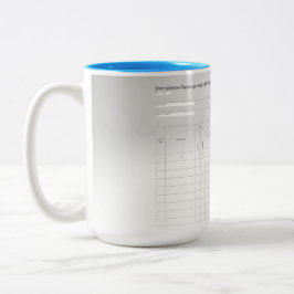 Immigrant Passenger List Coffee Mug Zweifarbige Tasse