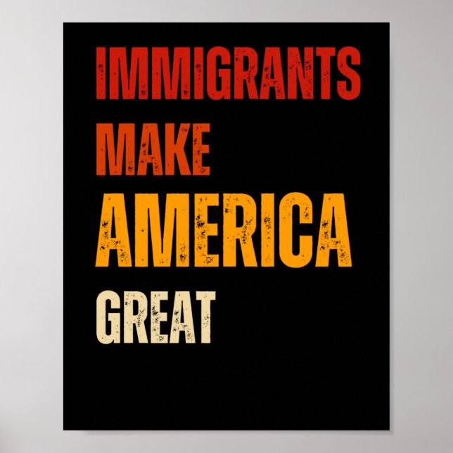 Immigranten Fütterte Amerika hat Gnade 2025 Poster (Vorne)