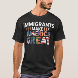 Immigranten machen Amerika groß 2025   Einwanderer T-Shirt