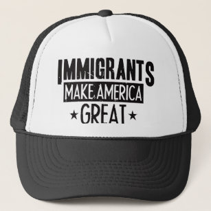 Immigranten machen Amerika groß Truckerkappe
