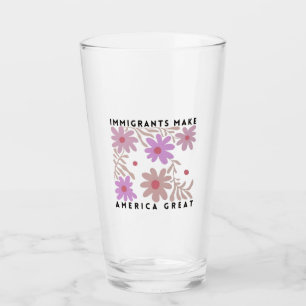 Immigranten machen Amerika zu einem großartigen, f Glas