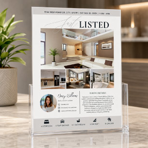 Immobilien- Flyer neu im Angebot Realtor-Marketi