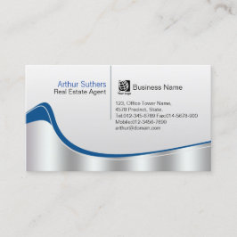 Immobilien-Investition in Immobilien für Real Anwe Visitenkarte