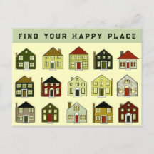Immobilien-Marketing-Postkarte