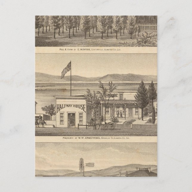 Immobilien Munyan, Armstrong, Kapp Postkarte (Vorderseite)