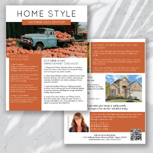 Immobilien-Newsletter Oktober Promotional Flyer